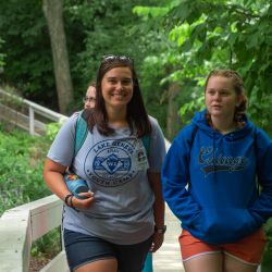 Female Cabin Leader counselor at summer camp job opportunity at lake geneva youth camp in lake Geneva Wisconsin