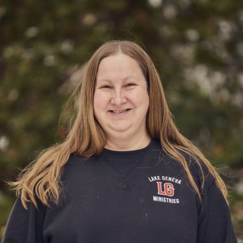 white female smiling