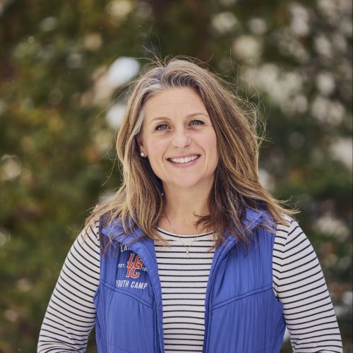 white female smiling