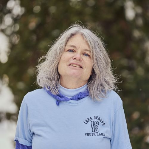 white female smiling